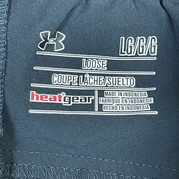 Under Armour Shorts Mens‎ Large Gray Heat Gear Loose Hiking Golfing Adult - Picture 7 of 10